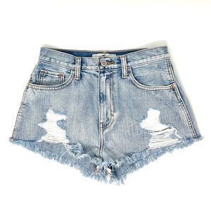 Hollister High Rise Cut Off Featival Juniors Womens - Size 0 (24)